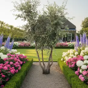 Steeneik - Quercus Ilex - meerstammig wilde vorm