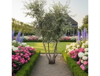 Steeneik - Quercus Ilex - meerstammig wilde vorm