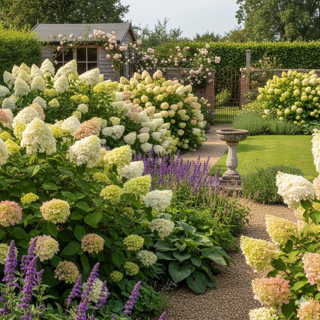 Hydrangea paniculata 'Limelight'