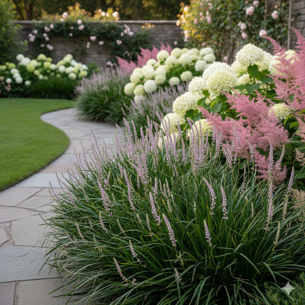 Liriope muscari 'Ingwersen', leliegras