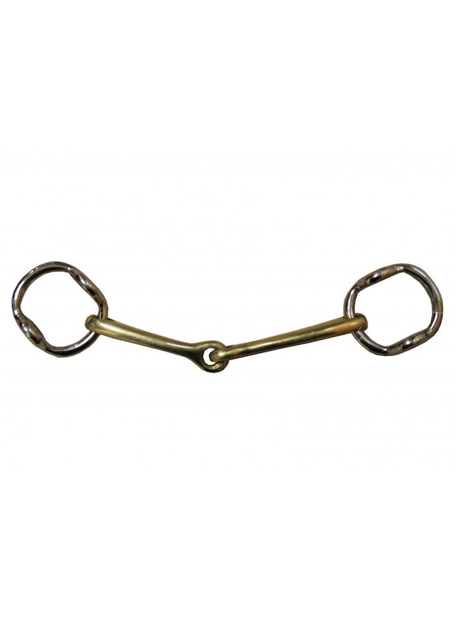 Overcheck Loose Ring Gag Jointed - 6mm