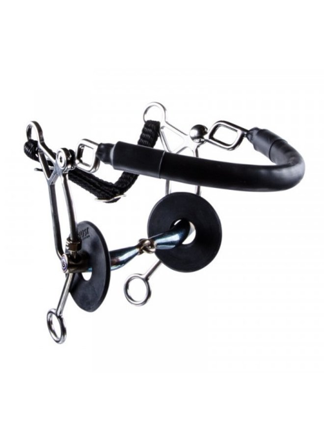 Sweet Iron Hackamore Combi Long Jointed - 16mm