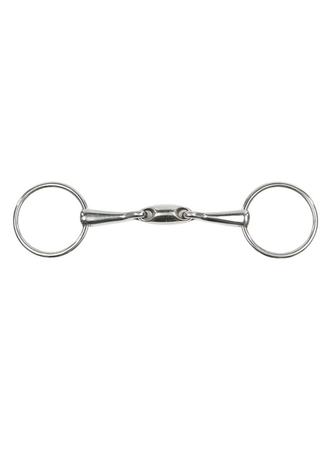 Loose ring bradoon double jointed 14mm