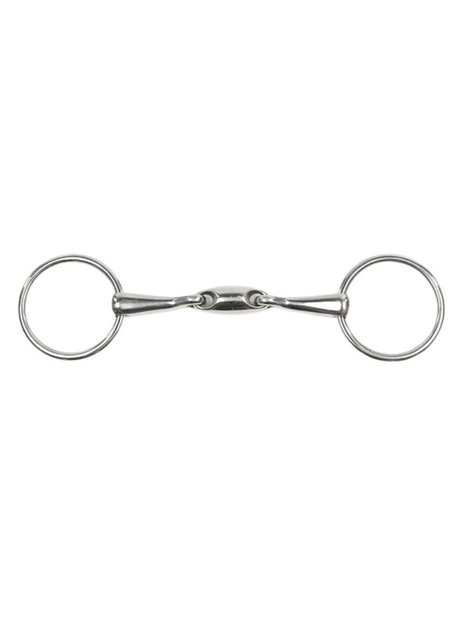 Loose Ring Bradoon Double Jointed - 14mm