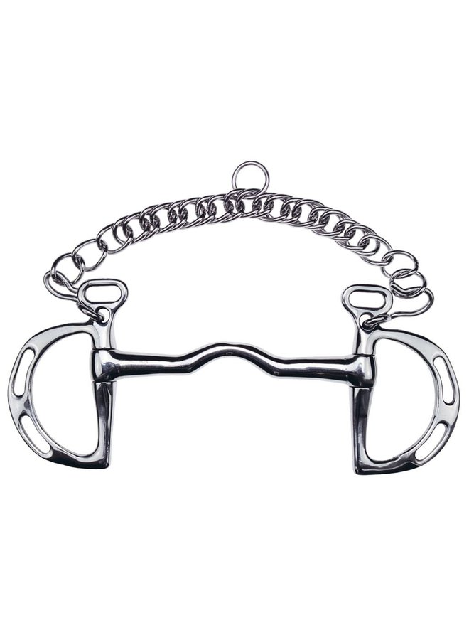 Kimblewick Straight Low Port - 13mm