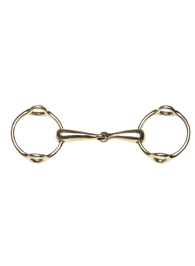 Loose Ring Gag Single Jointed Cyprium - 21mm