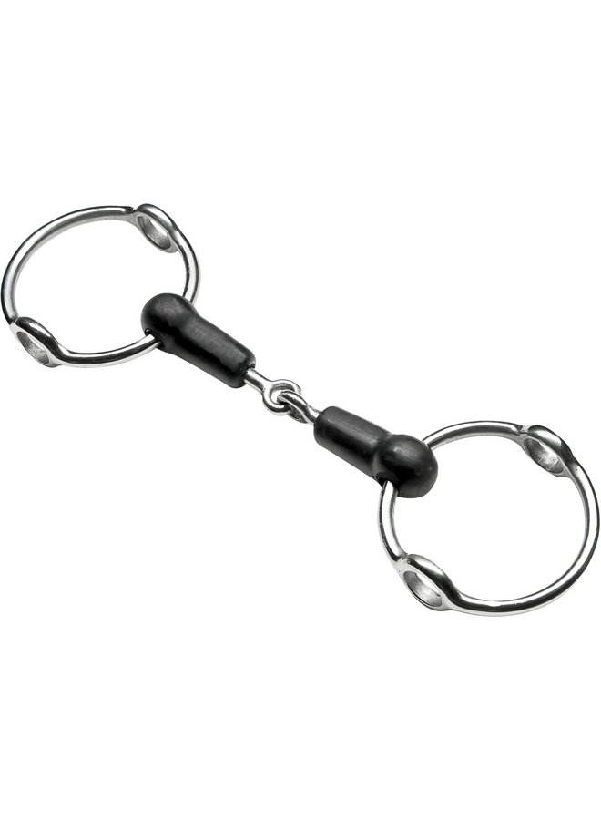 Loose Ring Gag Single Jointed - Rubber
