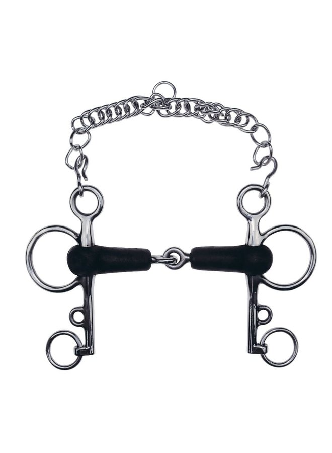 Pelham Single Jointed - Rubber