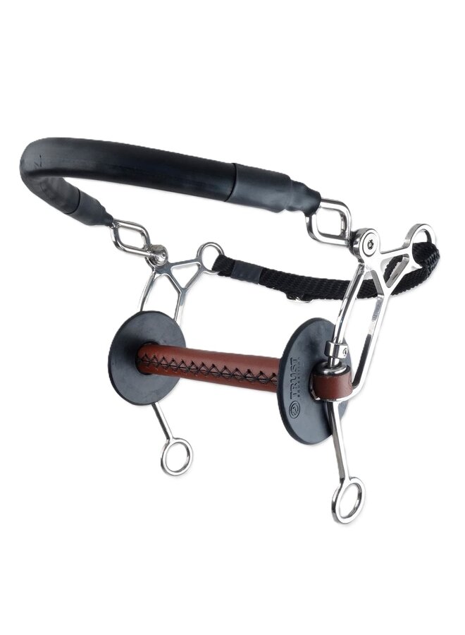 Hackamore Combi Long Leather Straight - 20mm
