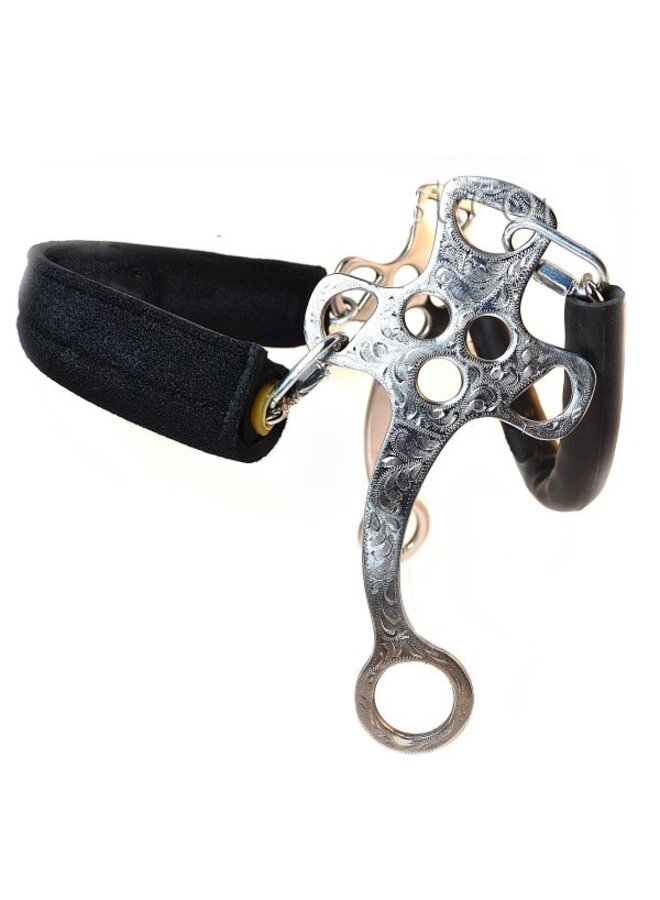 Hackamore Pessoa With Engraved Shanks