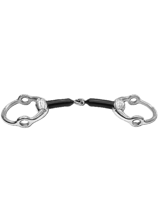Eggbutt Gag Jointed Hard Carbon