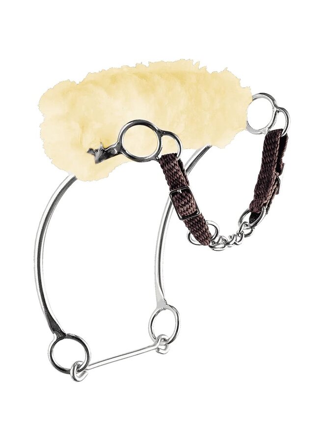 Hackamore Sheepskin Noseband Cover