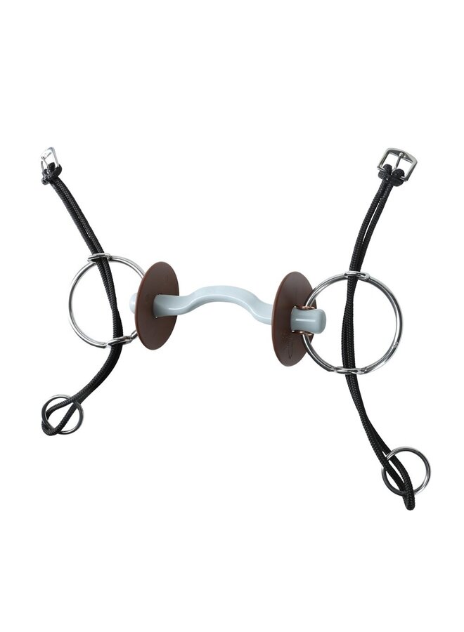 Konnex Loose Ring Gag Tongue Port Hard - 18mm