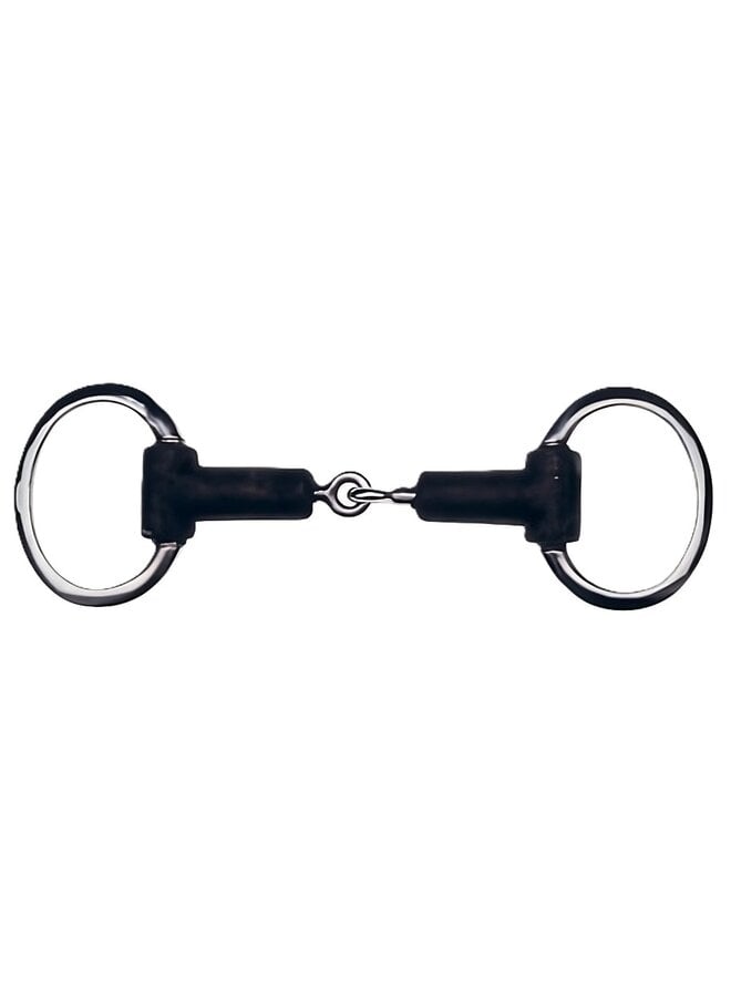 Eggbutt Single Jointed Rubber - 22mm