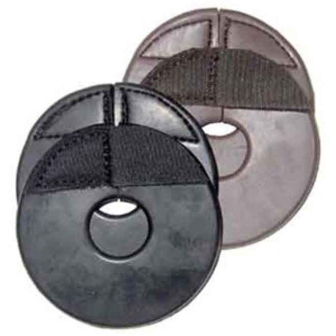 Rubber bitring guards with velcro closure