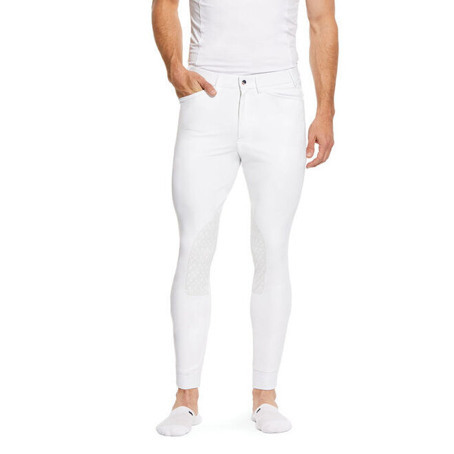 Tri Factor Men's Knee Grip  Breeches White