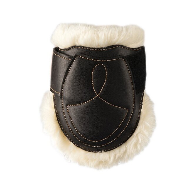 Leather Fetlock Boots With Fur