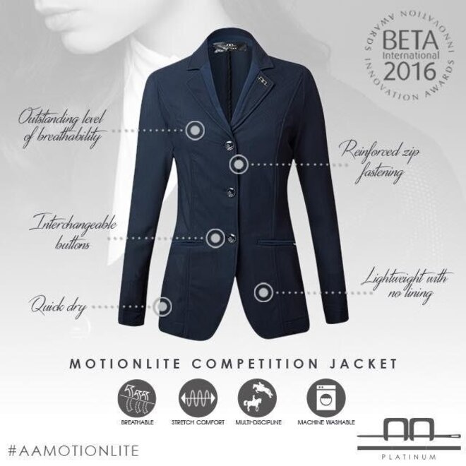 AA Motion Lite Ladies Competition Jacket Navy