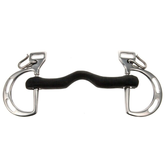 Kimblewick Vulcanite With Tongue Port - 18mm