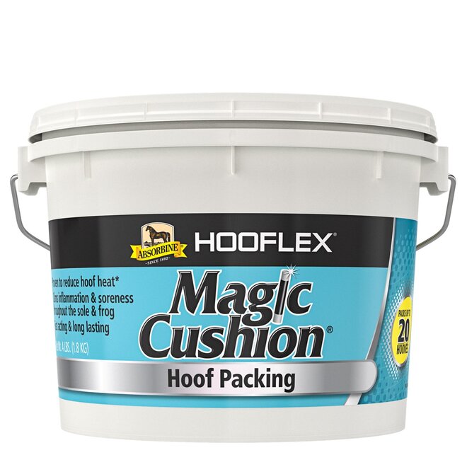 Magic cushion hoof packing