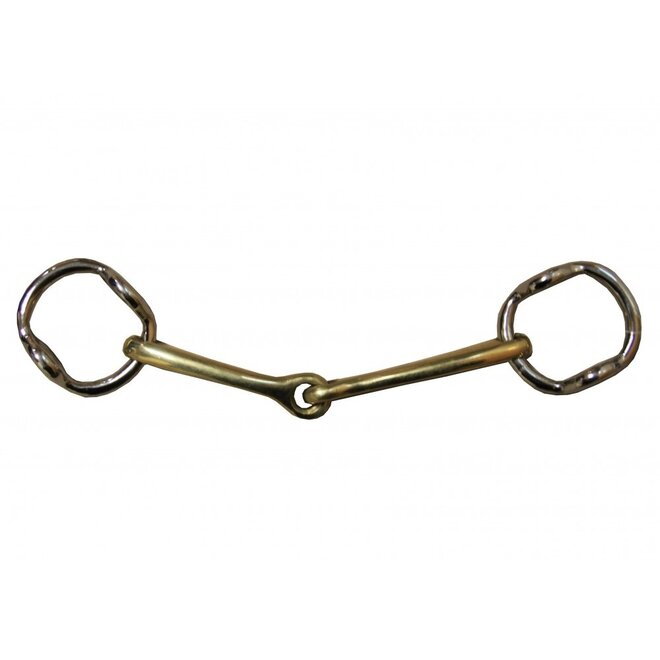 Overcheck Loose Ring Gag Jointed - 6mm