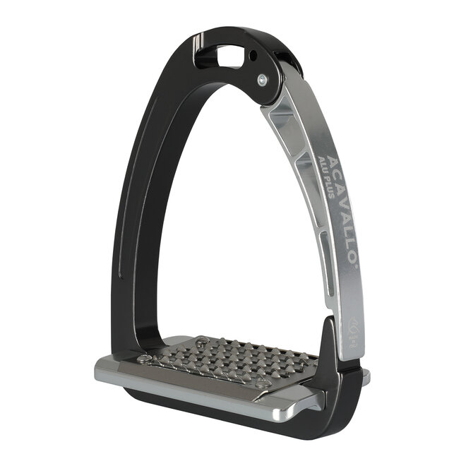 Arena Aluplus Aluminium Stirrups Titanium Black