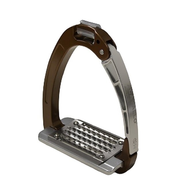 Arena Aluplus Aluminium Stirrups Titanium Bronze