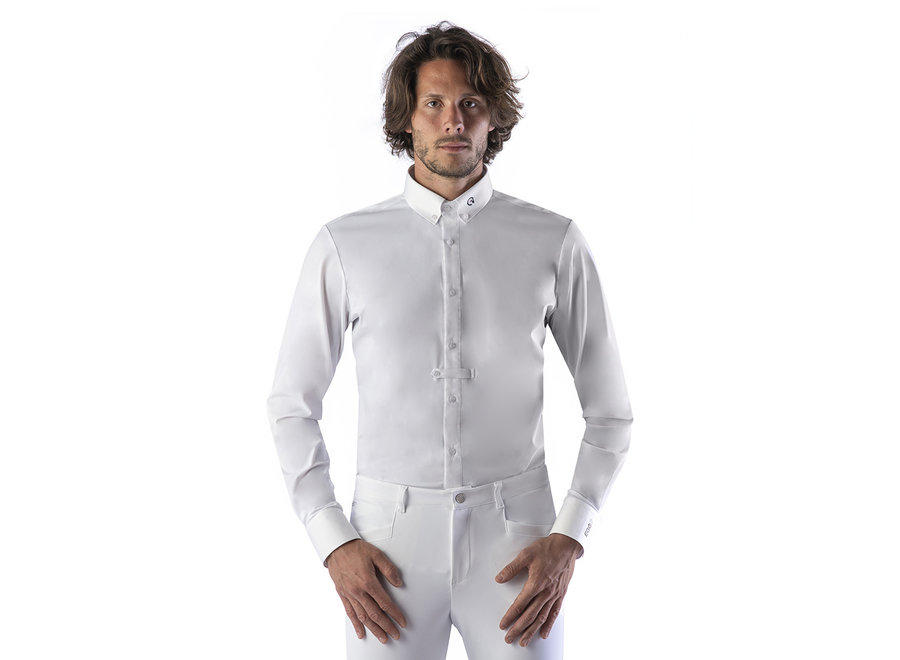 BW Men's Show Shirt Long Sleeve White