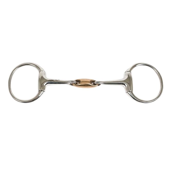 Olivenkopfgebiss Dopelt Gebrochen Ovales Kupferglied – 16 mm