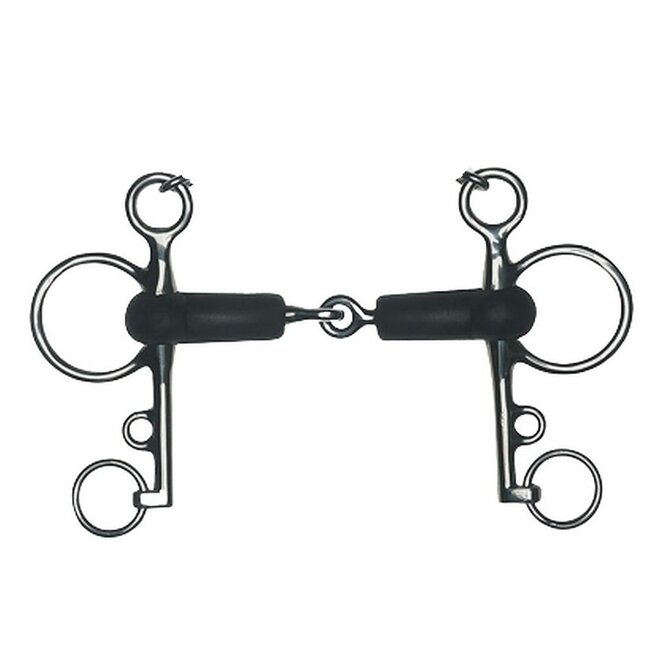 Pelham Single jointed Rubber - 22mm