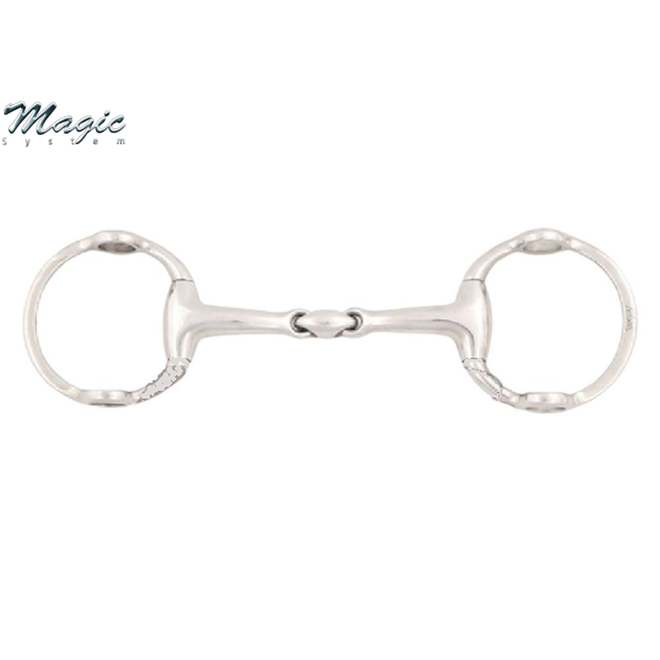 Magic System Eggbutt Gag Double Jointed Locked - 17mm
