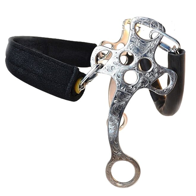 Hackamore Pessoa With Engraved Shanks