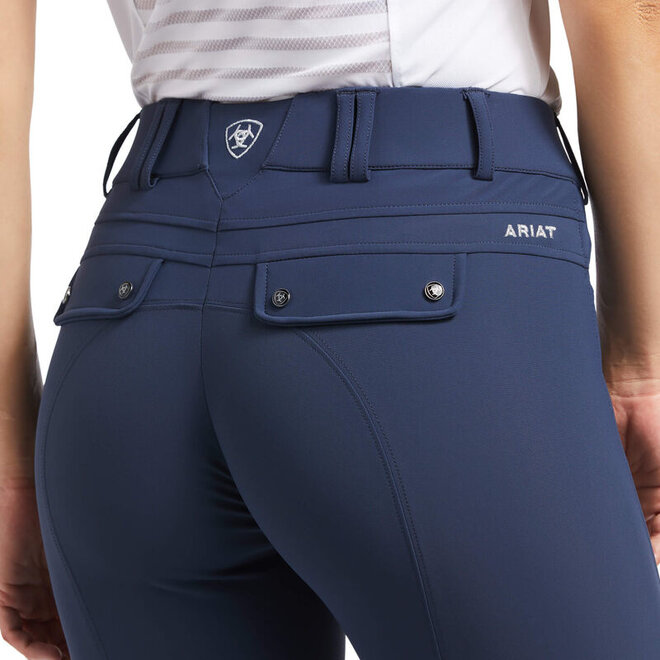 Tri Factor Ladies Knee Grip  Breeches Blue Nights