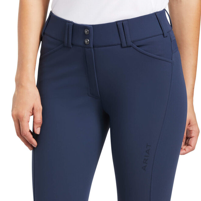 Tri Factor Ladies Knee Grip  Breeches Blue Nights