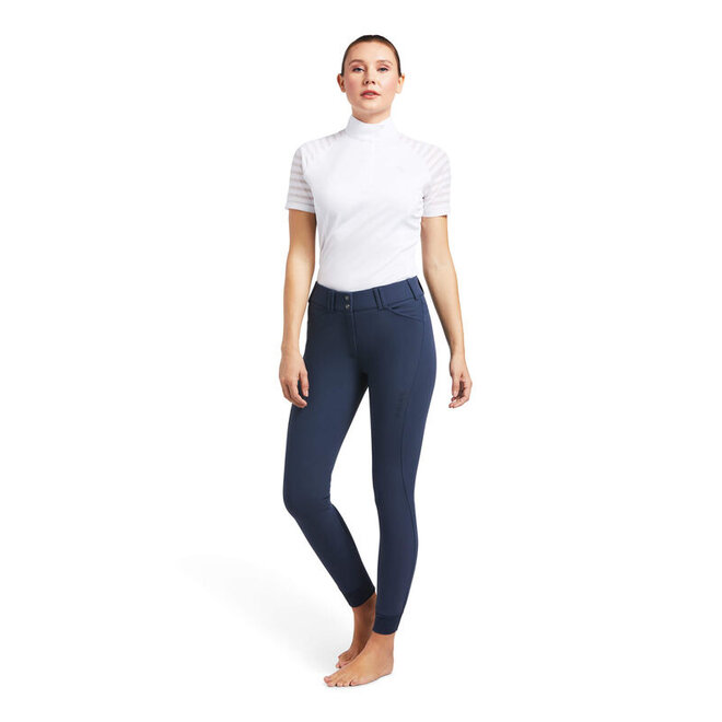 Tri Factor Ladies Knee Grip  Breeches Blue Nights