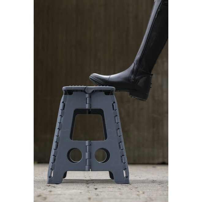Folding Stool With Non-slip Rubber Steps