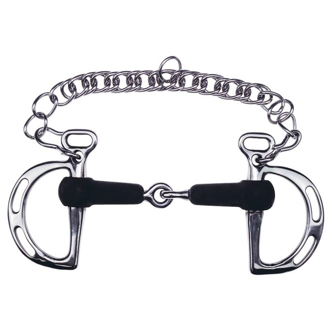 Kimblewick Single Jointed Rubber - 21mm