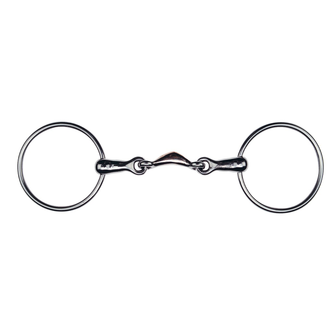 Loose Ring Double Jointed Copper Moon Link - 16mm