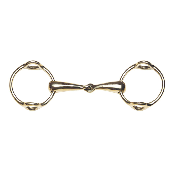 Loose Ring Gag Single Jointed Cyprium - 21mm