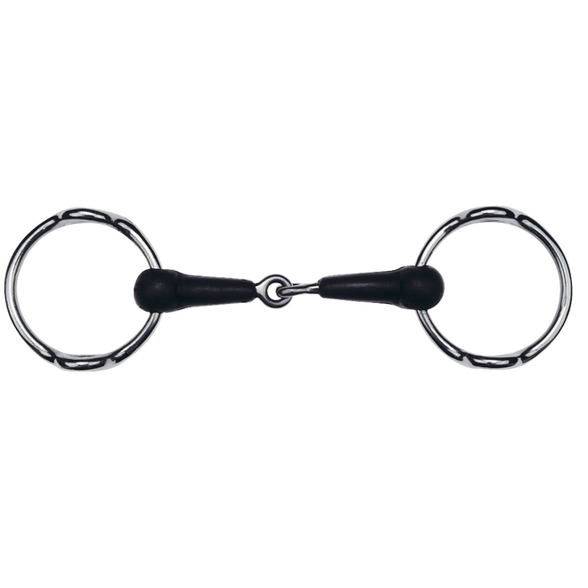 Loose Ring Gag Single Jointed - Rubber