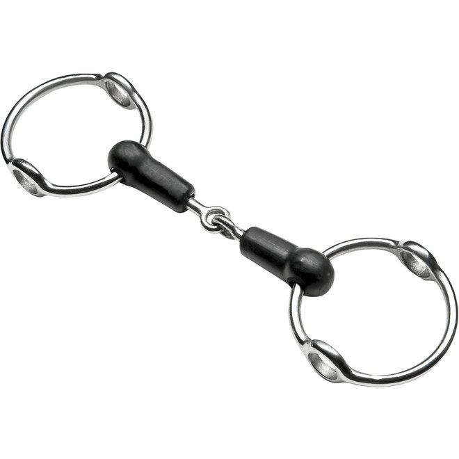 Loose Ring Gag Single Jointed - Rubber