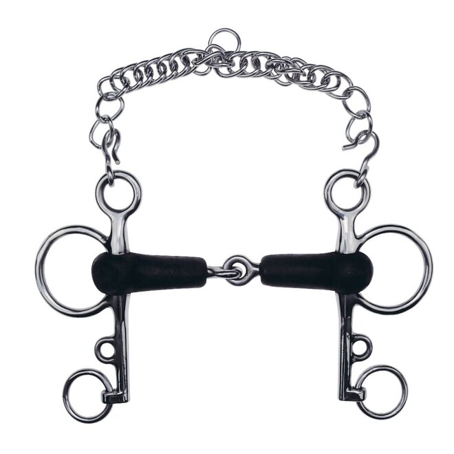 Pelham Einfach Gebrochen Gummi - 21mm