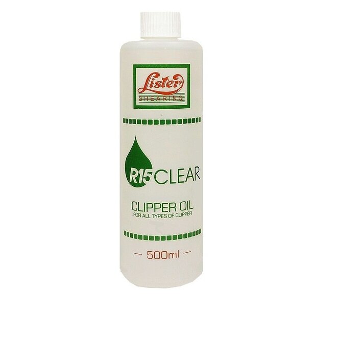 R15 Clear Clipper Oil  Lister Shearing, Equine Clipping Specialists