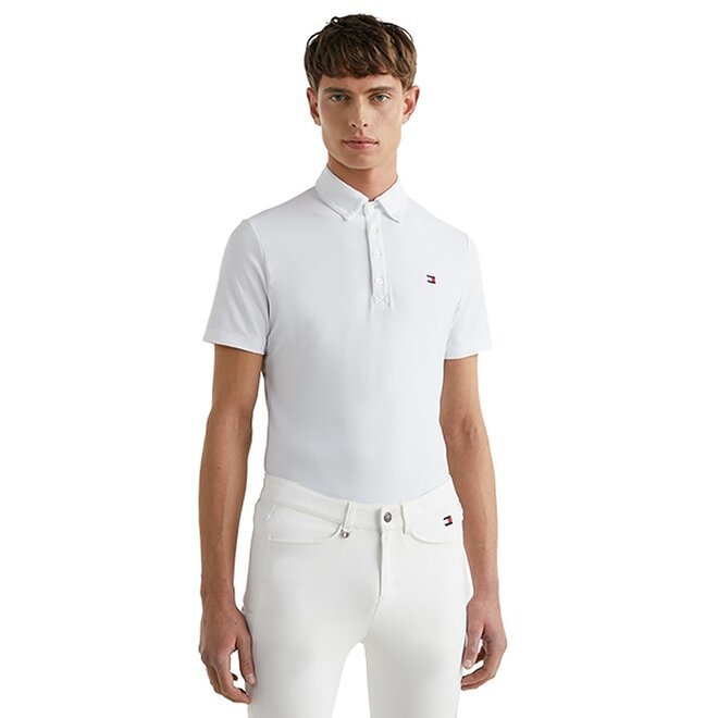 Fresh Air Performance Mens Competition Shirt Short Sleeve TH Optic White