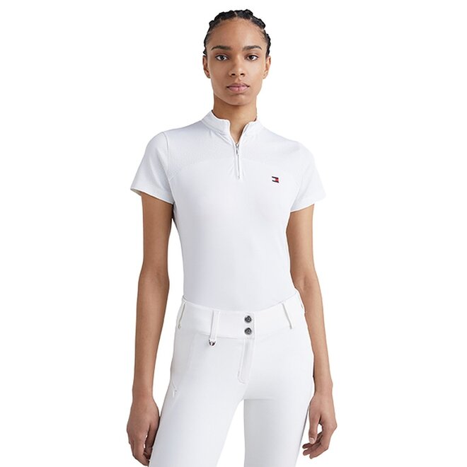 Fresh Air Performance Zip Show Shirt Ladies TH Optic White