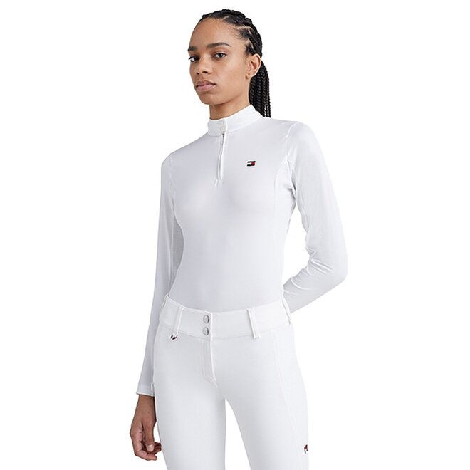 Fresh Air Performance Ladies Competition Shirt Long Sleeve TH Optic White