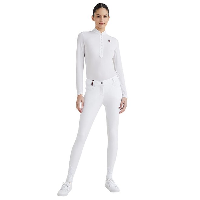 Ladies Knee Grip Breeches Classic TH Optic White