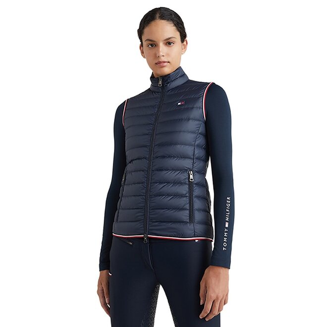 Lightweight Re-Down Vest Ladies Desert Sky