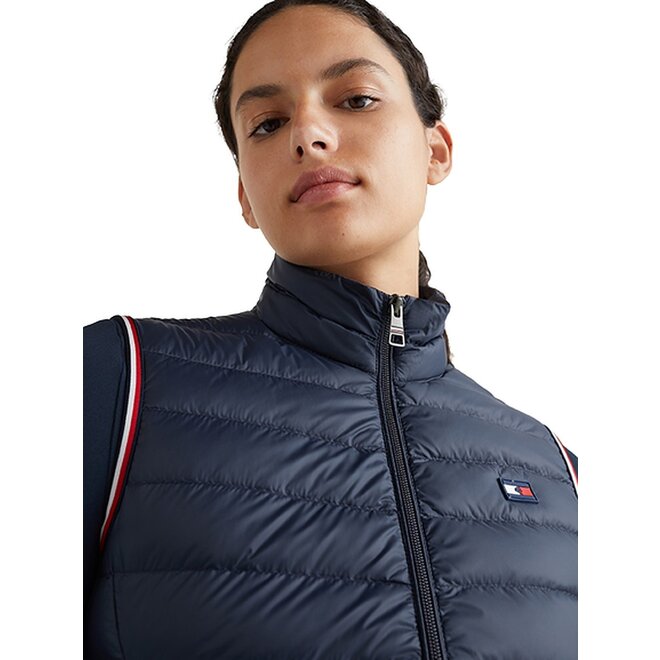 Lightweight Re-Down Vest Ladies Desert Sky