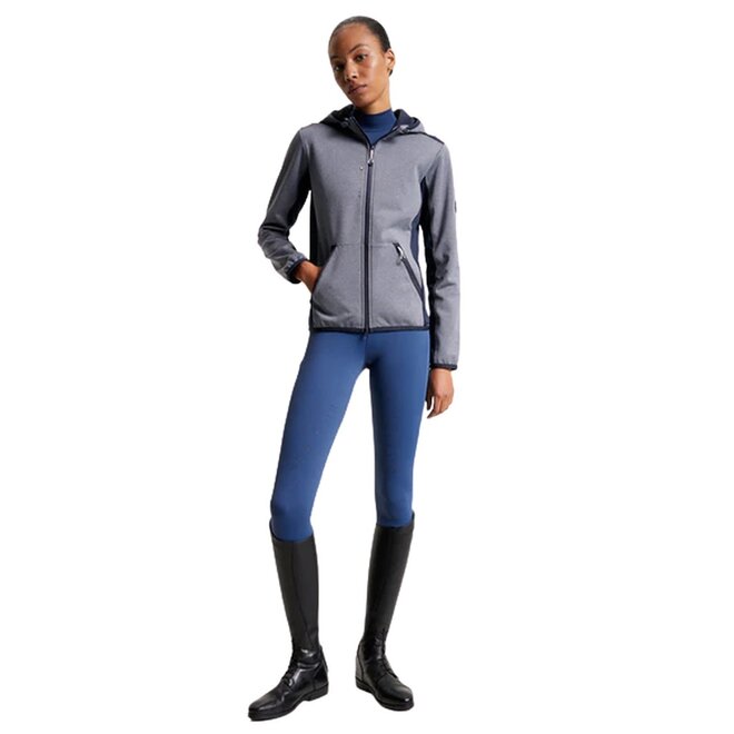 London Softshell Jas Dames Grey Melange